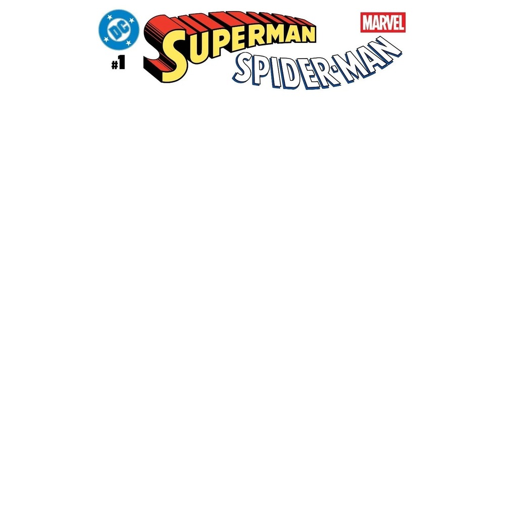 SUPERMAN SPIDER-MAN #1 Cvr Z DC Comics 2026 0126DC0026 1Z (CA) Blank Sketch